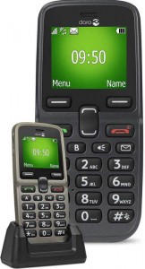 Das Doro 5030 ist ein Seniorenhandy mit Notruftaste und Farbdisplay.