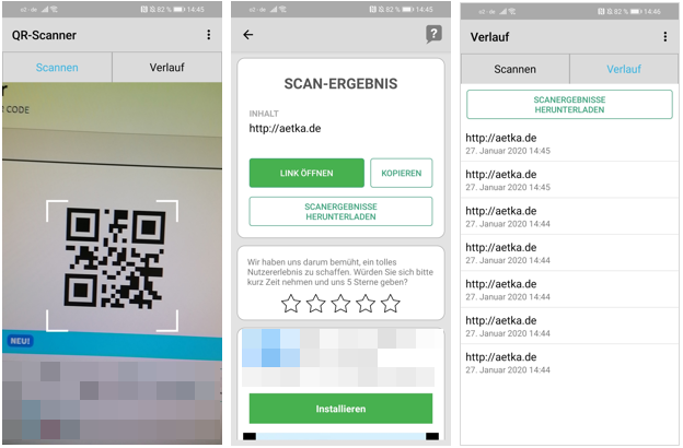 qr code scanner app for android