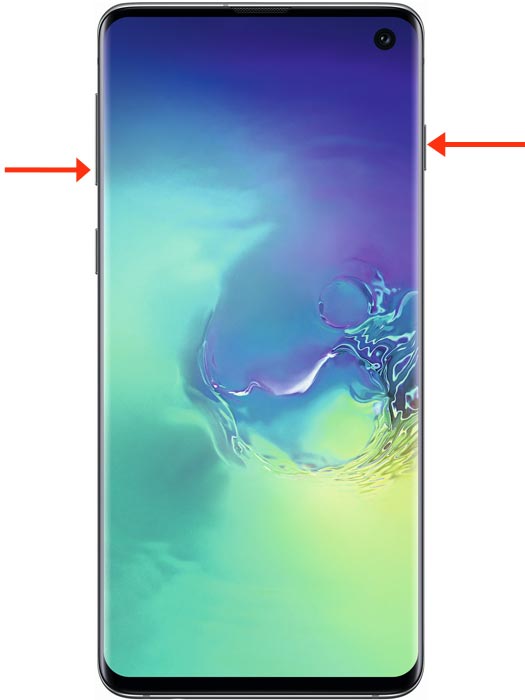 Samsung Screenshot Tastenkombination ohne Homebutton