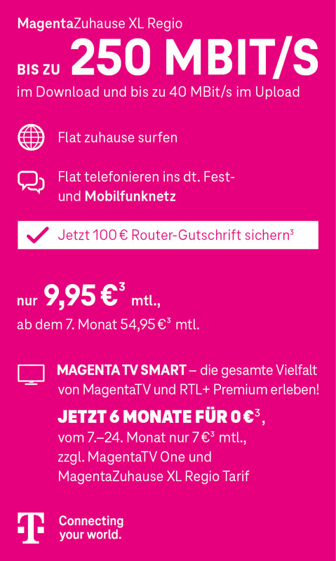 tarif xl regio