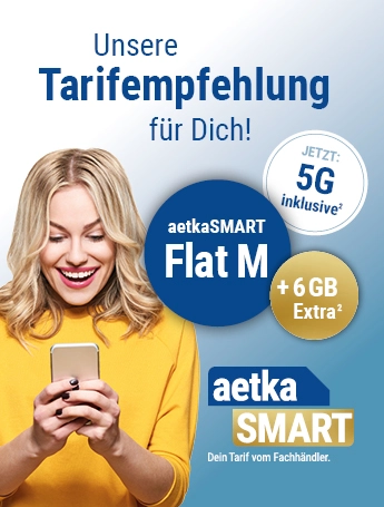 aetkaSMART Tarifempfehlung Flat M mit 6GB extra