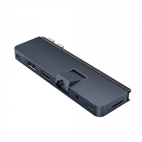 Hyper HyperDrive Dual USB-C 7-in-2 Hub w univ. USB-C adapter