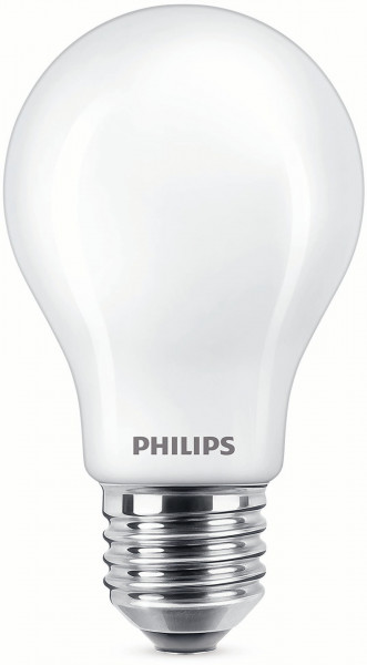 Phillips LED classic WarmGlow Lampe 100W E27 matt weiß dimmbar