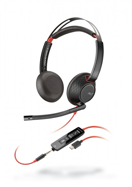 Poly Headset Blackwire C5220 Stereo USB-C/A & 3,5 mm (bulk)