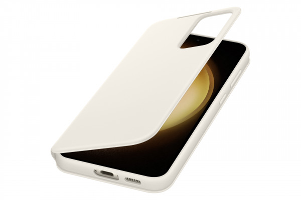 Samsung Smart View Wallet Case für Galaxy S23+, Cream