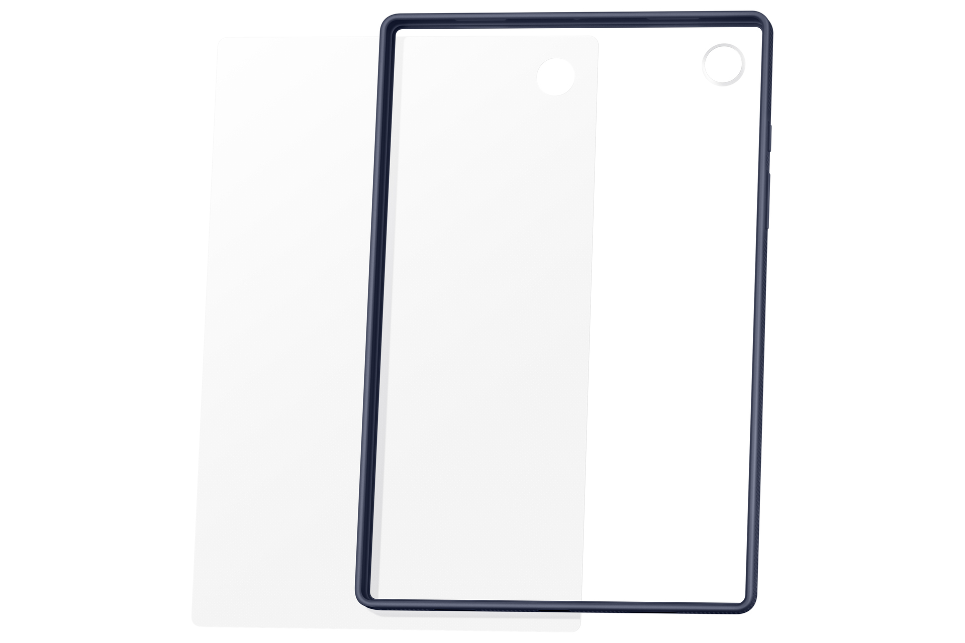 Samsung Clear Edge Cover EFQX200 für Galaxy Tab A8, Navy aetka Shop