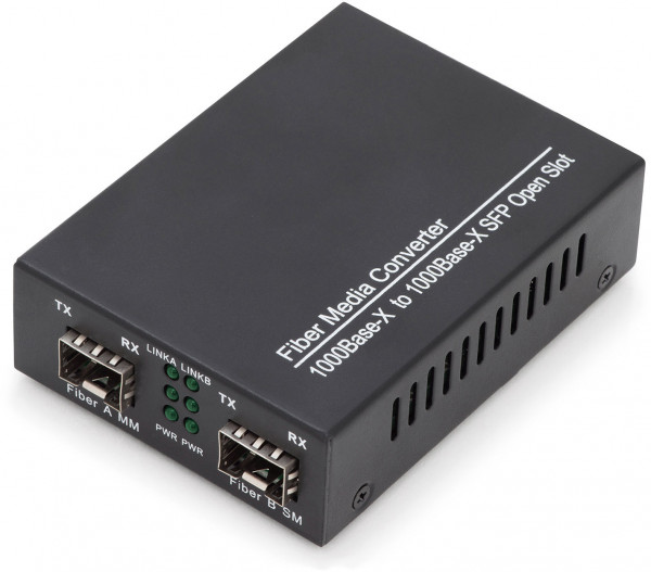 DIGITUS Gigabit Multimode/Singlemode Medienkonverter SFP