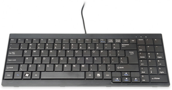 DIGITUS Tastatur passend für TFT-Konsolen, US