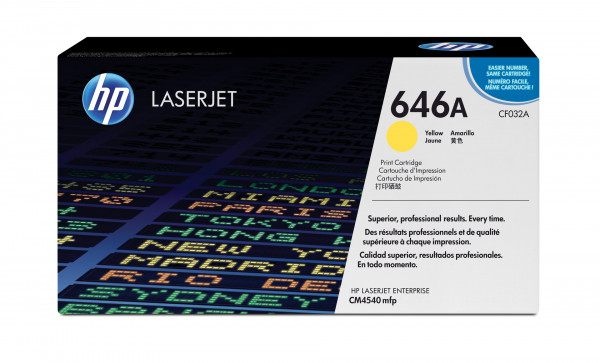 HP Toner CF032A gelb (ca. 12.500 Seiten)