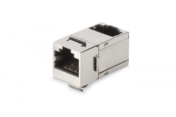 DIGITUS CAT 6A Modular Kupplung geschirmt 90° Winkel RJ45-RJ45