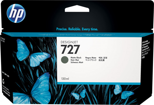 HP Tintenpatrone Nr. 727 Mattschwarz 130ml