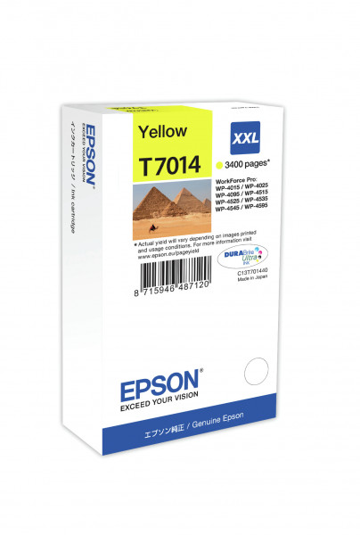 Epson Tintenpatrone T7014 Gelb XXL (34,2ml)