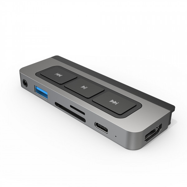 Hyper Drive Media 6-in-1 USB-C Hub for iPad Pro/Air