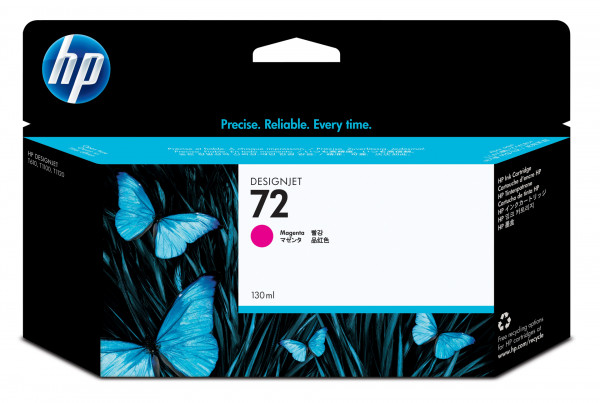 HP 72 Magenta Druckerpatrone, 130 ml