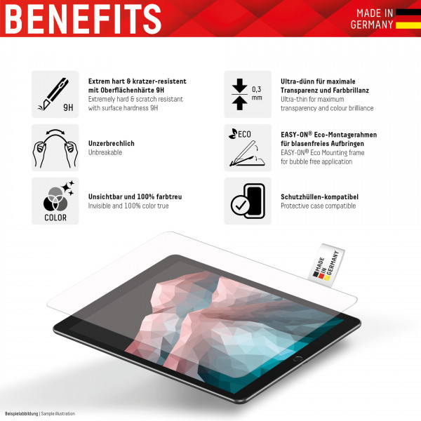DISPLEX Tablet Glass iPad Pro 12,9" (3/4/5 Gen.)
