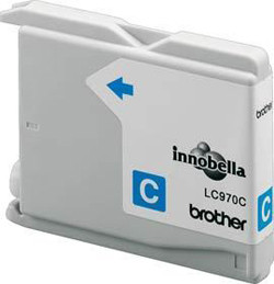 Brother Tintenpatrone LC-970C Cyan (ca. 350 Seiten)