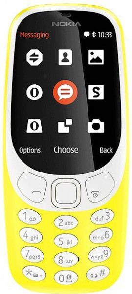 Nokia 3310 Dual-SIM (yellow)