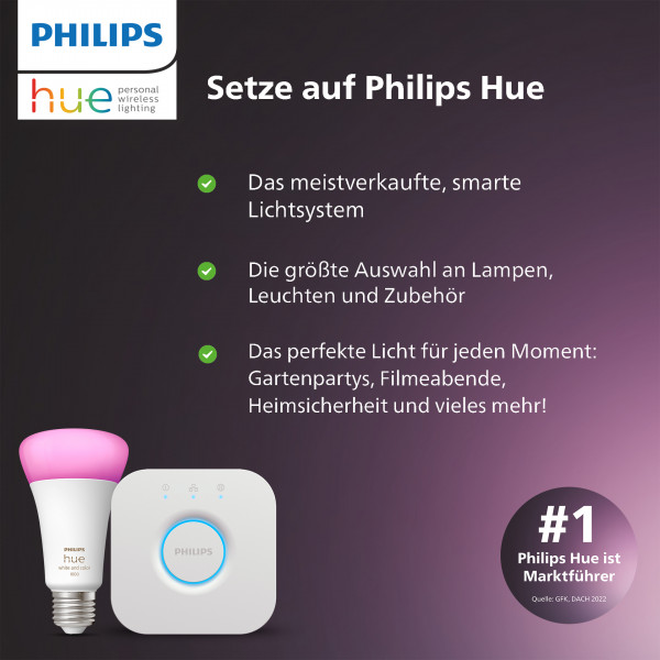 Philips Hue White Amb. MR16 LED Lampe Doppelpack 2x400lm