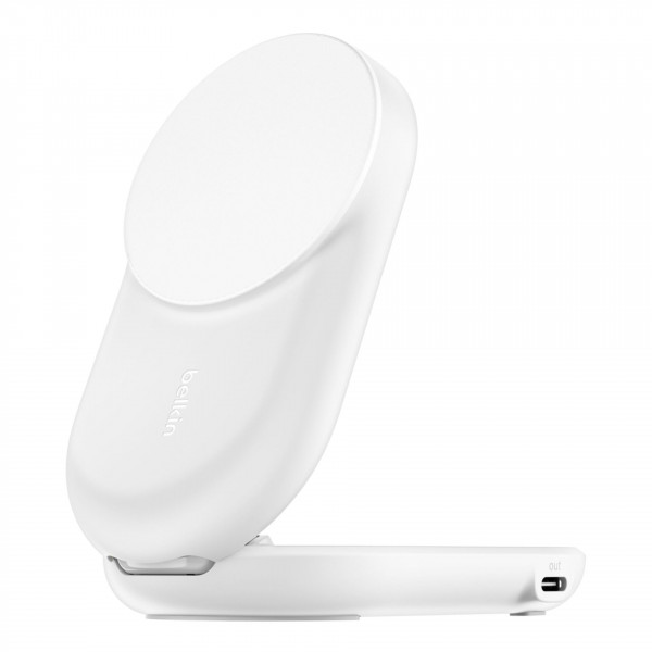 Belkin WIZ039kq 25 Watt Qi2 2-in-1 Ladestation, weiss