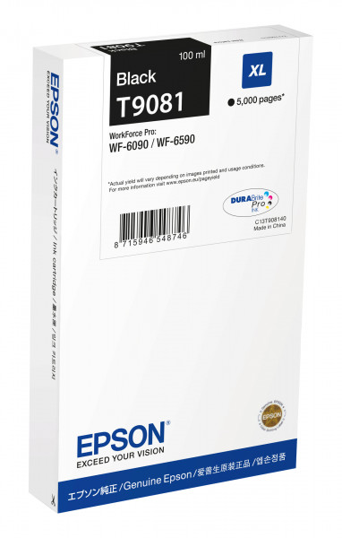 Epson Tintenpatrone WF-6XXX Schwarz XL (100ml)