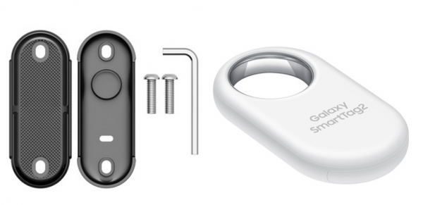 Samsung SmartTag 2 EI-T5600, white + Protective Case for Bike