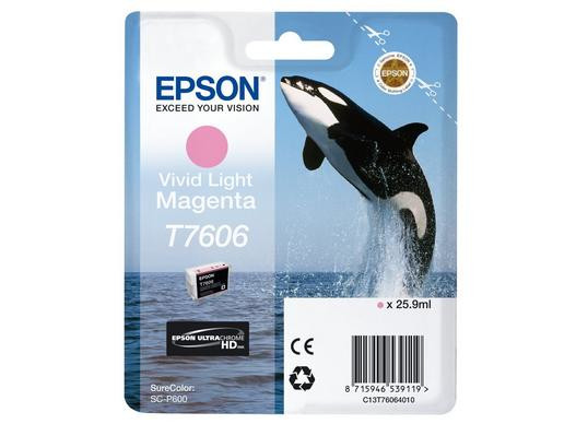 Epson Tintnpatrone T7606 light Magenta (25,9ml)