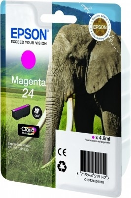 Epson Tintenpatrone 24 T2423 Claria Magenta Photo (4,6 ml)