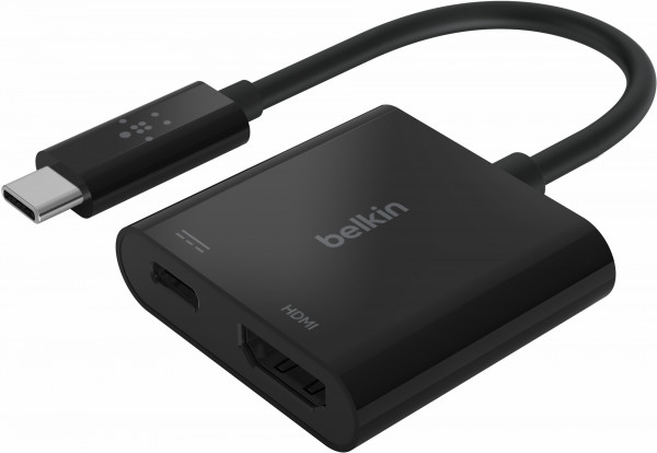 Belkin USB-C auf HDMI-Adapter, 60W PD, schwarz