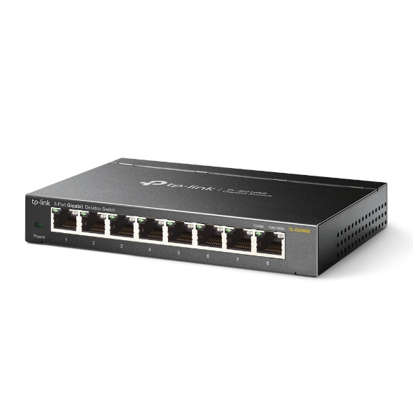 TP-Link TL-SG108S(UN) 8-Port Gigabit Desktop Switch