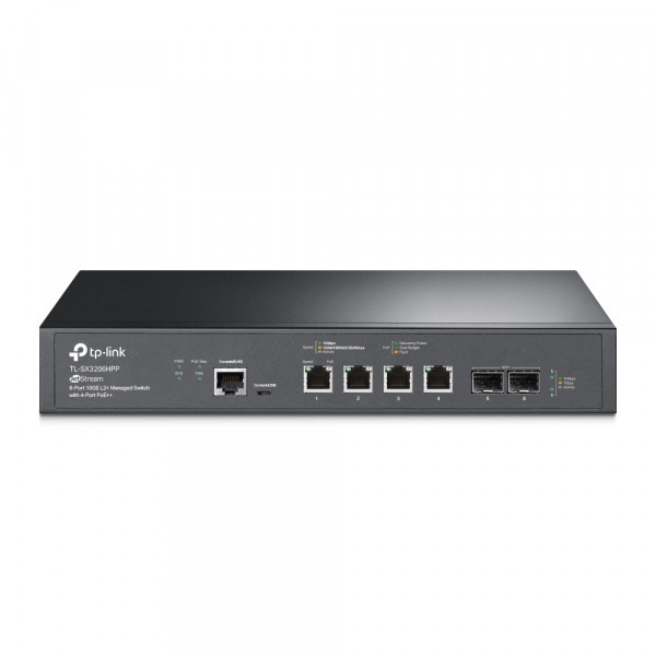 Omada TL-SX3206HPP Mgd Switch 4-Port 10G & 2-Port 10GE SFP+