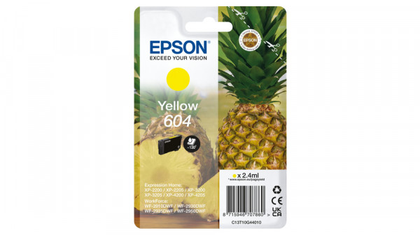 Epson Tintenpatrone 604 Gelb (2,4ml)