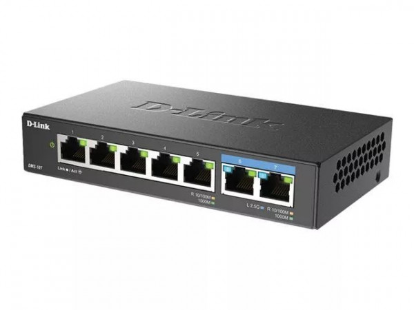 D-Link DMS-107 7-Port Multi-Gigabit Unmanaged Switch