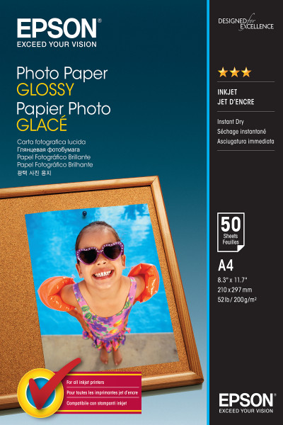 Epson Fotopapier glänzend C13S042539 (A4-50 Blatt)