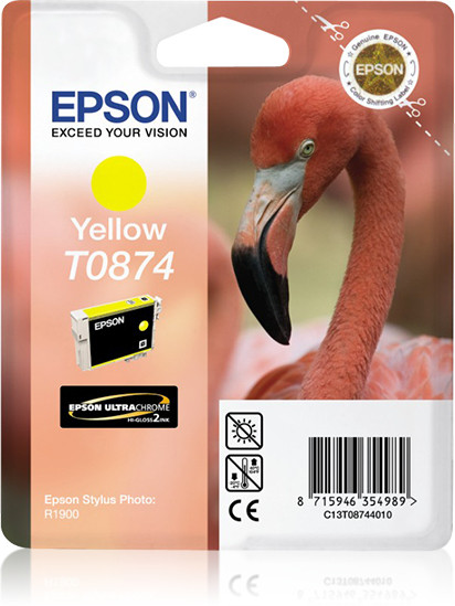 Epson Tintenpatrone T0874 Gelb (11,4ml)