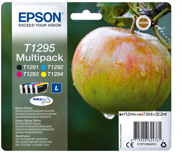 Epson Tintenpatronen Multipack T129 (4 Farben)