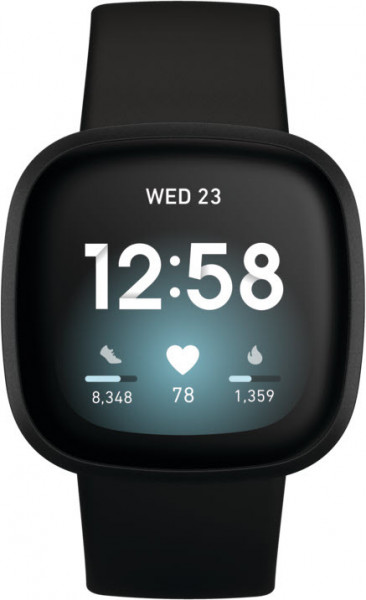 Versa 3, Black/Black Aluminum