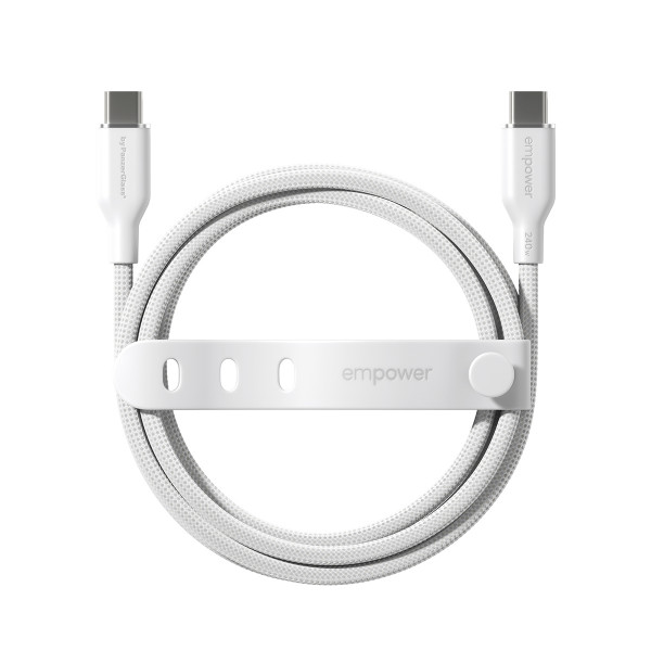 empower Racing 240W USB-C-USB-C Cable/USB 2.0/2M/white
