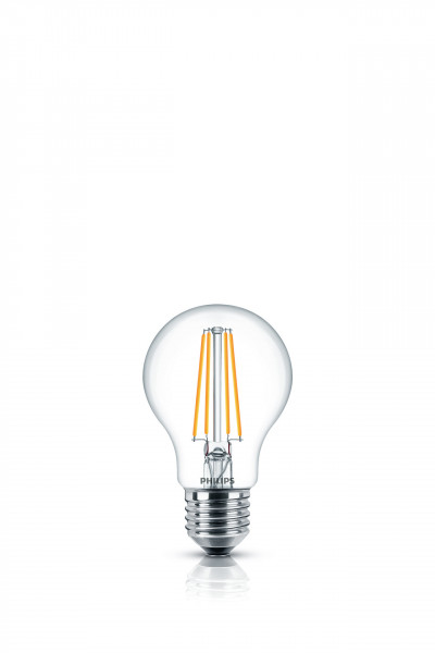 Philips LED classic Lampe 60W E27 Warmweiß 806lm klar 3erPack