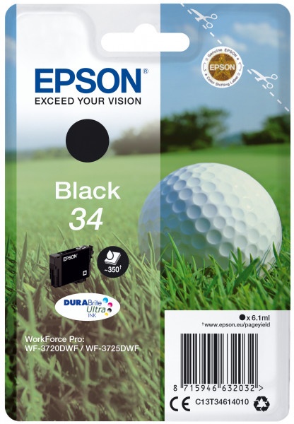 Epson Tintenpatrone 34 black (6,1ml)