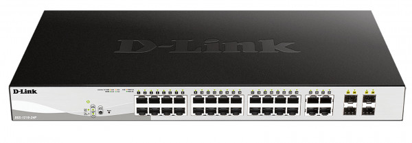 D-Link DGS-1210-24P 24-Port Layer2 PoE Gigabit Smart Managed