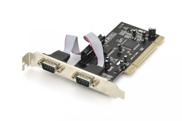 DIGITUS Serial I/O RS232 PCI Add-On Card 2-port