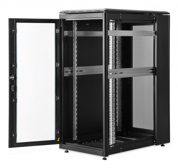 DIGITUS 26HE Serverschrank Unique Server-N 1342x600x1000 Glast
