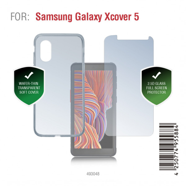 4smarts 360° Protection Set für Galaxy Xcover 5, transparent