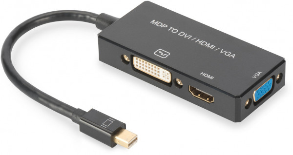 ASSMANN Mini DisplayPort 1in3 Konverterkabel