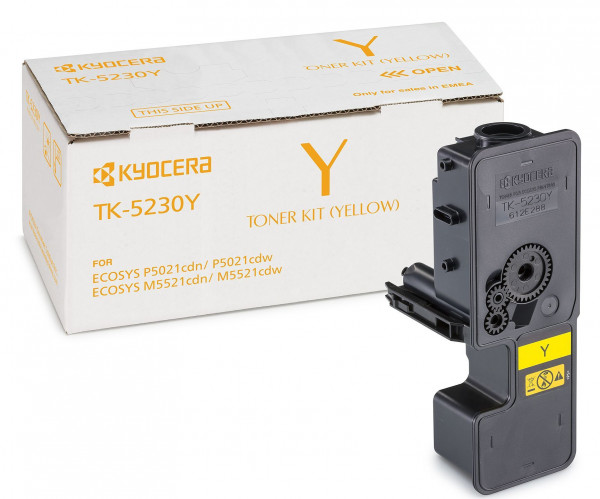 Kyocera Toner TK-5230Y Gelb (ca. 2.200 Seiten)