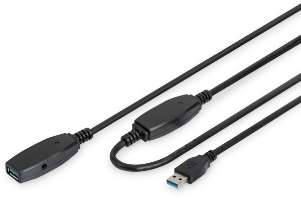 DIGITUS Aktives USB 3.0 Verlängerungskabel, 10m