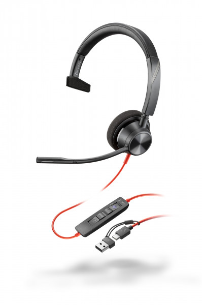 Poly Headset Blackwire C3310-M Mono USB-C/A Teams