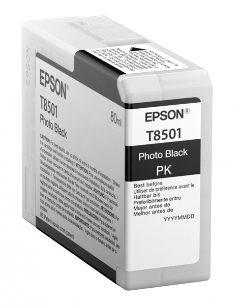 Epson Tintenpatrone T8501 Photo Schwarz (80ml)