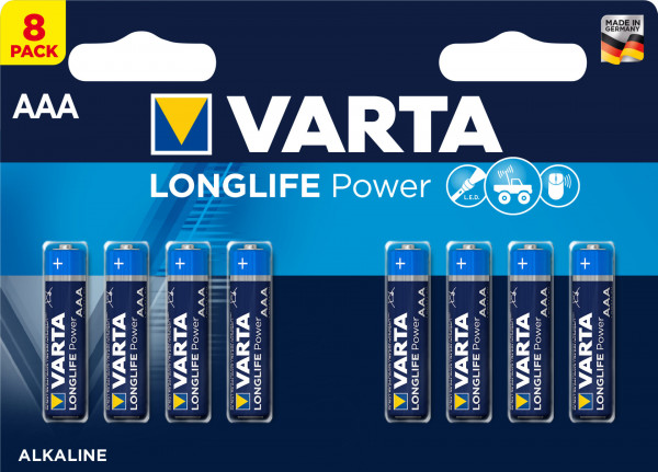 VARTA LONGLIFE Power AAA Blister 8