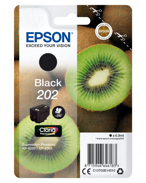 Epson Tintenpatrone 202 Schwarz (6,9ml)